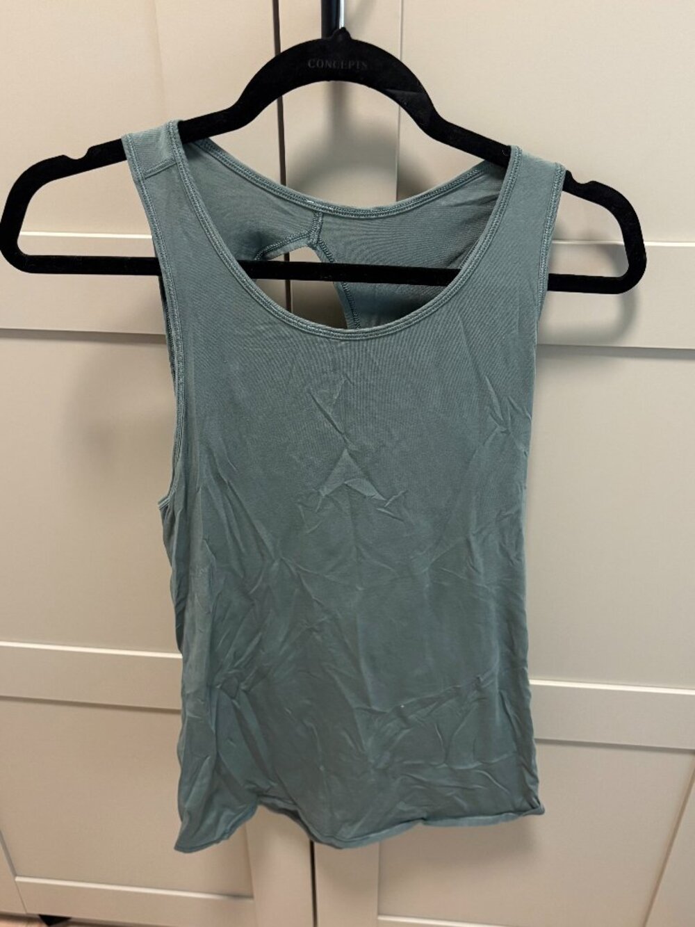 Lululemon Cotton Tank with Open Back